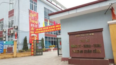  Trụ sở UBND phường Xuân Đỉnh, quận Bắc Từ Liêm. Ảnh: dantri.com.vn