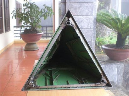 Cấu tạo bên trong của chóp kim loại Fansipan