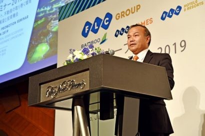 Ông Vũ Hồng Nam, Đại sứ Đặc mệnh toàn quyền Việt Nam tại Nhật Bản phát biểu trong khuôn khổ Hội thảo