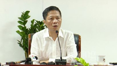 Bộ trưởng Bộ Công Thương Trần Tuấn Anh phát biểu chỉ đạo tại cuộc họp