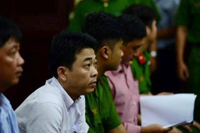  Bị cáo Nguyễn Minh Hùng trong những phiên xử trước đó.