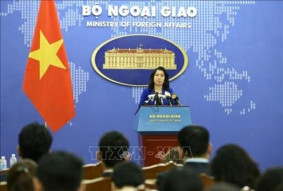 Quang cảnh họp báo. Ảnh: Dương Giang/TTXVN