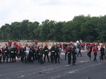 Lực lượng chức năng cưỡng chế dự án của Alibaba tại Bà Rịa - Vũng Tàu