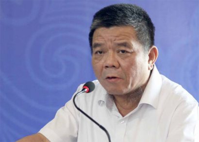  (Ông Trần Bắc Hà khi còn làm lãnh đạo ngân hàng BIDV. Ảnh: TTXVN)