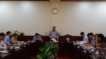  Thứ trưởng Phan Chí Hiếu phát biểu tại cuộc họp