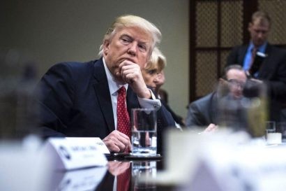 Làm giảm thâm hụt thương mại với Trung Quốc là một trọng tâm bức thiết đối với chính quyền của Tổng thống Trump. Ảnh: AFP/Getty. 