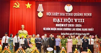 Ban chấp hành Hội luật gia tỉnh Quảng Ninh khóa VII, nhiệm kỳ 2019-2024 ra mắt Đại hội 