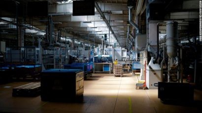 Một nhà cung cấp ô tô Đức gần Berlin phải dừng hoạt động hồi tháng 7 vừa qua. 