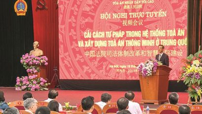 Ông Chu Cường, Chánh án TANDTC Trung Quốc chia sẻ về cải cách thể chế tư pháp Tòa án và xây dựng Tòa án thông minh ở Trung Quốc 