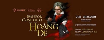 Buổi hòa nhạc Emperor Concerto sẽ diễn ra vào ngày 20.9.2019