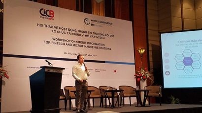 Ông Lê Đức Linh – Tổng giám đốc công ty VNVON phát biểu tại hội thảo