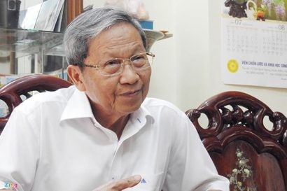 Thiếu tướng Lê Văn Cương, nguyên Viện trưởng nghiên cứu chiến lược Bộ Công an. Ảnh: Quyên Quyên.
