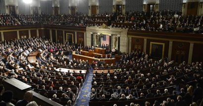 Toàn cảnh một phiên họp Hạ viện Mỹ ở Washington, DC. Ảnh: AFP/TTXVN 
