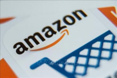  Biểu tượng của Amazon. Ảnh: AFP/TTXVN