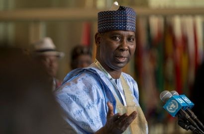 Tân Chủ tịch Đại Hội đồng Liên hợp quốc Tijjani Muhammad-Bande 