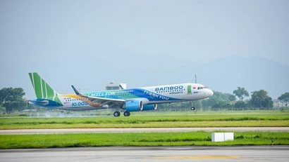 Bamboo Airways đang khai thác 16 đường bay thường lệ kết nối các tỉnh miền Trung với các địa phương khác 
