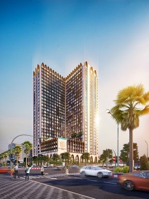 Phối cảnh tổng thể dự án Apec Mandala Grand Phú Yên. 