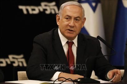 Thủ tướng Israel Benjamin Netanyahu tại cuộc họp nội các ở Jerusalem ngày 18/9. Ảnh: AFP/TTXVN 