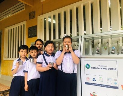 Novaland đồng hành cùng chương trình nước sạch học đường tại huyện Ba Tri – Tỉnh Bến Tre 