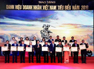 Top 20 doanh nhân Việt Nam tiêu biểu được tôn vinh năm 2019.