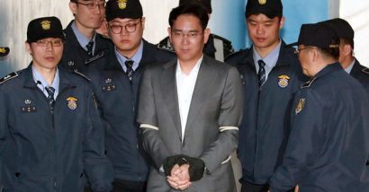 "Thái tử Samsung" Lee Jae-yong có thể sẽ phải quay trở lại nhà tù. Ảnh: WSJ. 