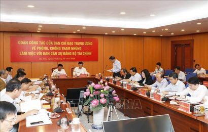 Quang cảnh buổi làm việc. Ảnh: Phạm Hậu/TTXVN 