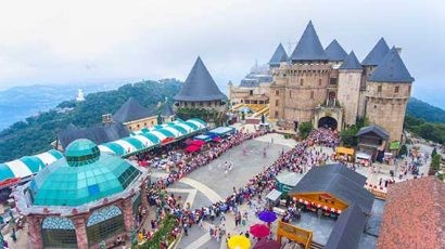 Bà Nà Hills – một trong những biểu tượng của sự phát triển du lịch Đà Nẵng. 