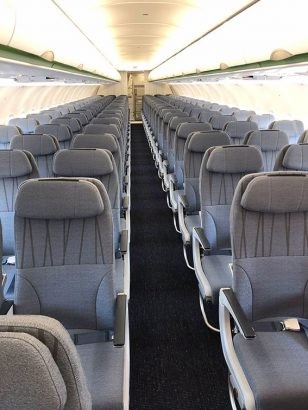 Cabin hiện đại trên máy bay Airbus A320neo của Bamboo Airways 