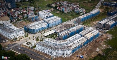 Dự án Louis City tại Đại Mỗ, Nam Từ Liêm. Ảnh: Việt Linh.