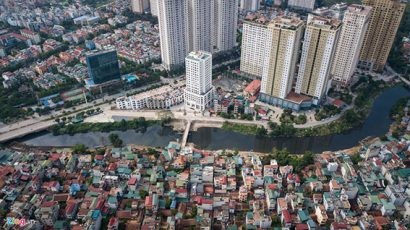 Dự án của Lã Vọng tại Xa La (Hà Đông). Ảnh: Việt Linh.