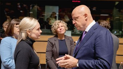 Các quan chức EU nhóm họp tại Luxembourg về chống gian lận thuế. (Ảnh: EU2019) 