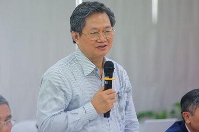 Đ/C Lê Minh Tâm, Bí thư Đảng ủy phát biểu ý kiến