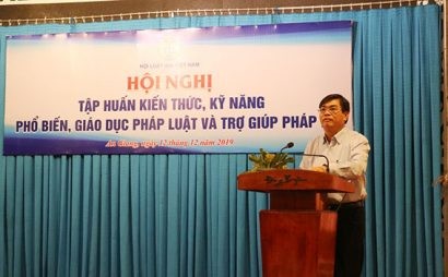 Đồng chí Lê Văn Hợp – Phó Viện trưởng Viện nghiên cứu kinh tế - pháp luật ASEAN, Hội Luật gia Việt Nam. (Ảnh: Thanh Lâm). 