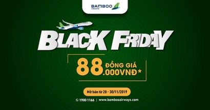Bamboo Airways tung chương trình ưu đãi đồng giá nhân dịp Black Friday 