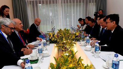 Bộ trưởng Tài chính Đinh Tiến Dũng tiếp ông Angel Gurria, Tổng Thư ký OECD và các thành viên của đoàn OECD trong khuôn khổ Hộ nghị Bộ trưởng APEC 2017 