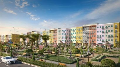 Thảm thực vật xanh mướt trong công viên Limoni