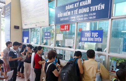 Bệnh nhân đăng ký khám, chữa bệnh BHYT đúng tuyến 