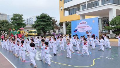 Taekwondo tốt cho việc kỷ luật tinh thần và giáo dục tính cách cho trẻ mầm non 