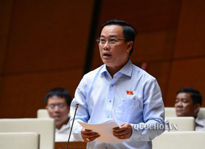 Đại biểu Nguyễn Quốc Hận - Phó đoàn chuyên trách tỉnh Cà Mau 