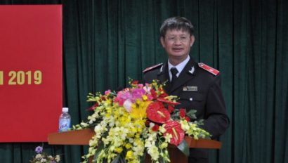 Chánh Thanh tra Bộ Tài chính Trần Văn Vượng báo cáo kết quả thực hiện năm 2019 