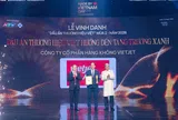 Vietjet được vinh danh “Dấu ấn Thương hiệu Việt hướng tới tăng trưởng xanh”