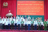 Hội thảo khoa học cấp quốc gia “Tư duy lý luận mới về an ninh toàn diện, bao trùm, kiến tạo phát triển trong quản trị quốc gia hiện đại, xây dựng và bảo vệ Tổ quốc Việt Nam xã hội chủ nghĩa”