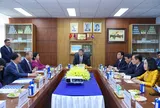 Ủy viên Bộ Chính trị - Thủ tướng Chính phủ Lê Minh Hưng thăm nhà máy Angkormilk của Vinamilk tại Camphuchia