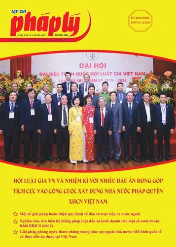 Tạp chí Pháp lý số tháng 12.2024