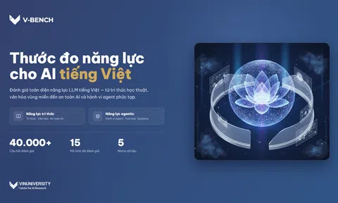 VinUni ra mắt V-Bench – thước đo năng lực của các mô hình AI dành cho người Việt