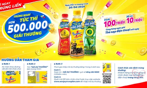 "Xé ngay trúng liền" ghi nhận hơn 5,4 triệu lượt tham gia sau gần 3 tháng