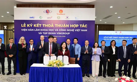 Vingroup và Viện Hàn lâm Khoa học và Công nghệ Việt Nam hợp tác phát triển công nghệ mũi  nhọn