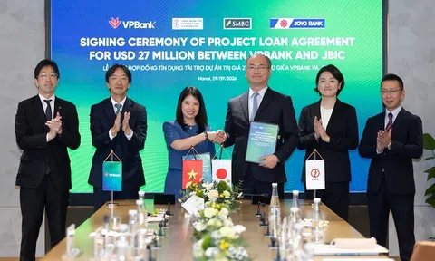 VPBank và JBIC ký kết khoản vay 27 triệu USD, tài trợ chuyển dịch năng lượng tại Việt Nam