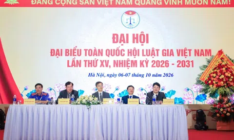 Đại hội đại biểu toàn quốc Hội Luật gia Việt Nam lần thứ XV bước vào phiên làm việc đầu tiên