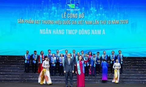 SeABank lần thứ 4 liên tiếp được vinh danh Thương hiệu Quốc gia Việt Nam
